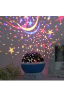 Star Master Renkli Yıldızlı Dönen Gökyüzü Projeksiyon Gece Lambası