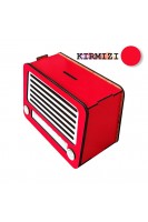 Ahşap Nostaljik Radyo Görünümlü Dekoratif Kumbara Ahşap Nostaljik Radyo Görünümlü Dekoratif Kumbara