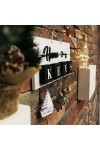 Home Keys Ahşap Dekoratif Anahtarlık Beyaz