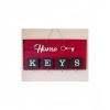 Home Keys Ahşap Dekoratif Anahtarlık Kırmızı