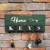 Home Keys Ahşap Dekoratif Anahtarlık Yeşil