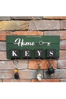 Home Keys Ahşap Dekoratif Anahtarlık Yeşil Home Keys Ahşap Dekoratif Anahtarlık Yeşil