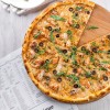 Ahşap Pizza Sunum Tabağı 34 CM