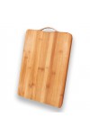Bambu Kesme Tahtası Metal Saplı Servis Tutacaklı 26x36 CM