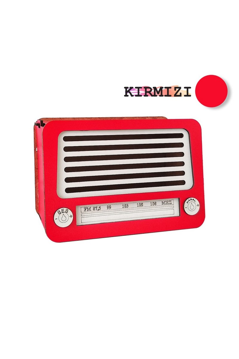 Ahşap Nostaljik Radyo Görünümlü Dekoratif Kumbara Ahşap Nostaljik Radyo Görünümlü Dekoratif Kumbara