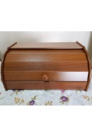 Tonka Ceviz Ahşap Dekoratif Ekmek Kutusu Kahverengi Tonka Ceviz Ahşap Dekoratif Ekmek Kutusu Kahverengi