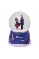 Warm Love Çift ve Müzik Kutusu Kar Tanesi Püskürtmeli Kar Küresi Warm Love Çift ve Müzik Kutusu Kar Tanesi Püskürtmeli Kar Küresi