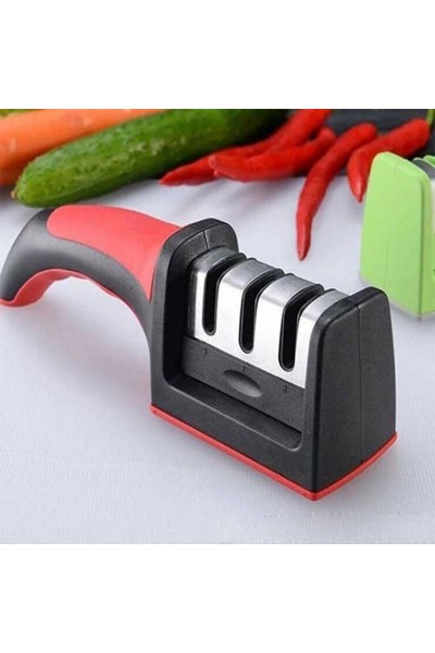 Profesyonel 3 Açılı Elmas Seramik Tungsten Çelik El Bıçakları Bileyici