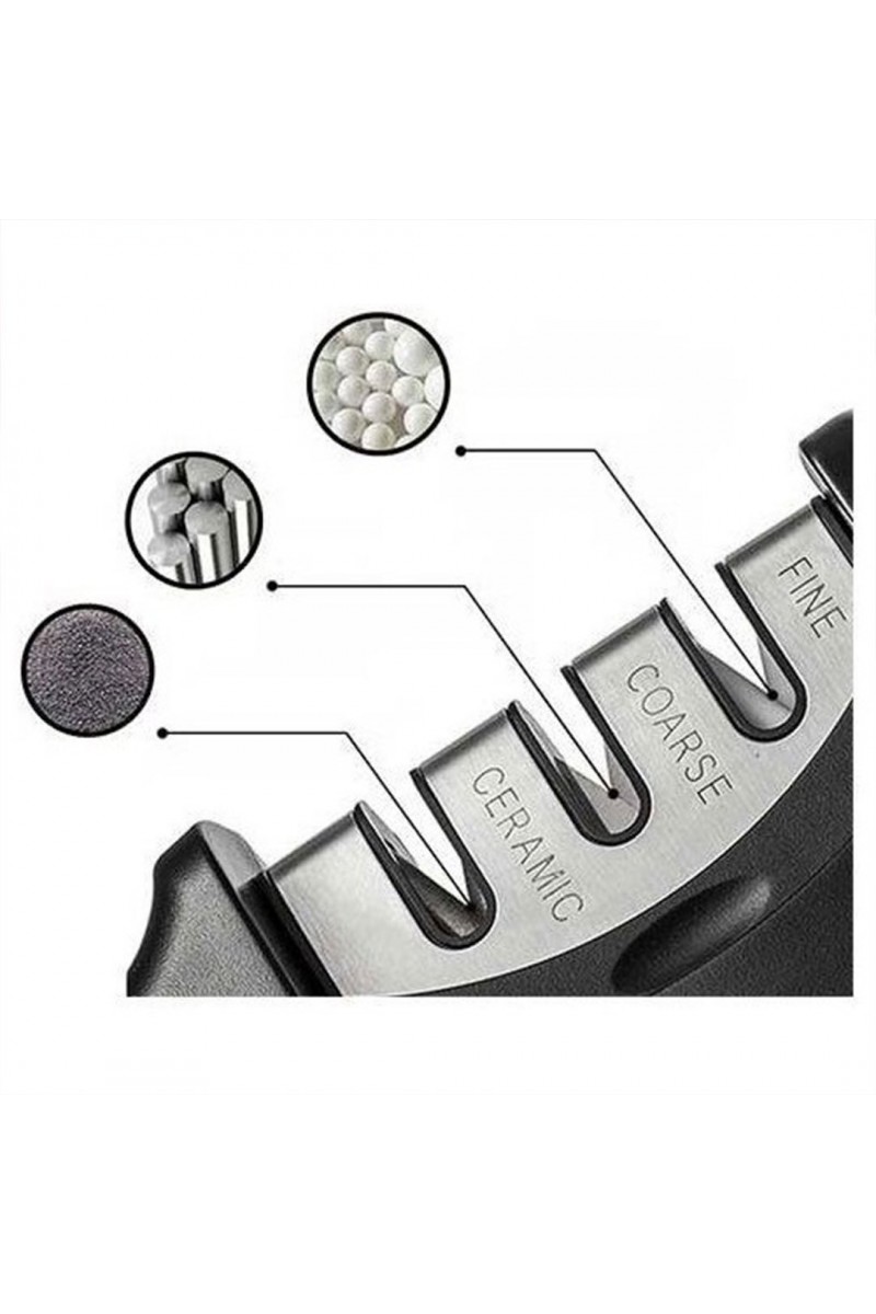 Profesyonel 3 Açılı Elmas Seramik Tungsten Çelik El Bıçakları Bileyici