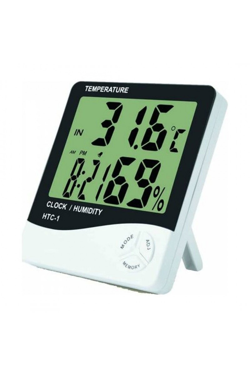 Dijital Nem Ölçer Sıcaklık Isı Alarmlı Termometre Dijital Nem Ölçer Sıcaklık Isı Alarmlı Termometre