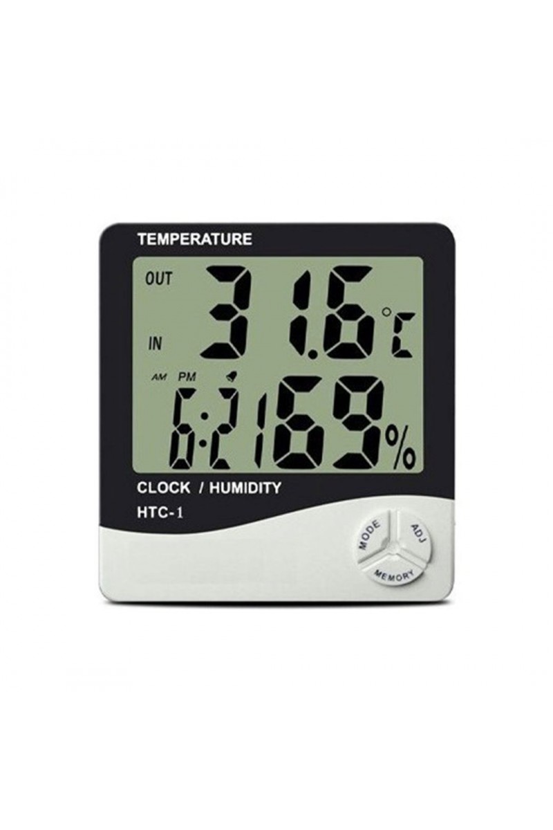 Dijital Nem Ölçer Sıcaklık Isı Alarmlı Termometre Dijital Nem Ölçer Sıcaklık Isı Alarmlı Termometre