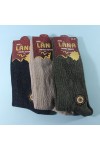 Kadın Koyun Yünü Lambswool Kışlık 3'lü Set Çorap