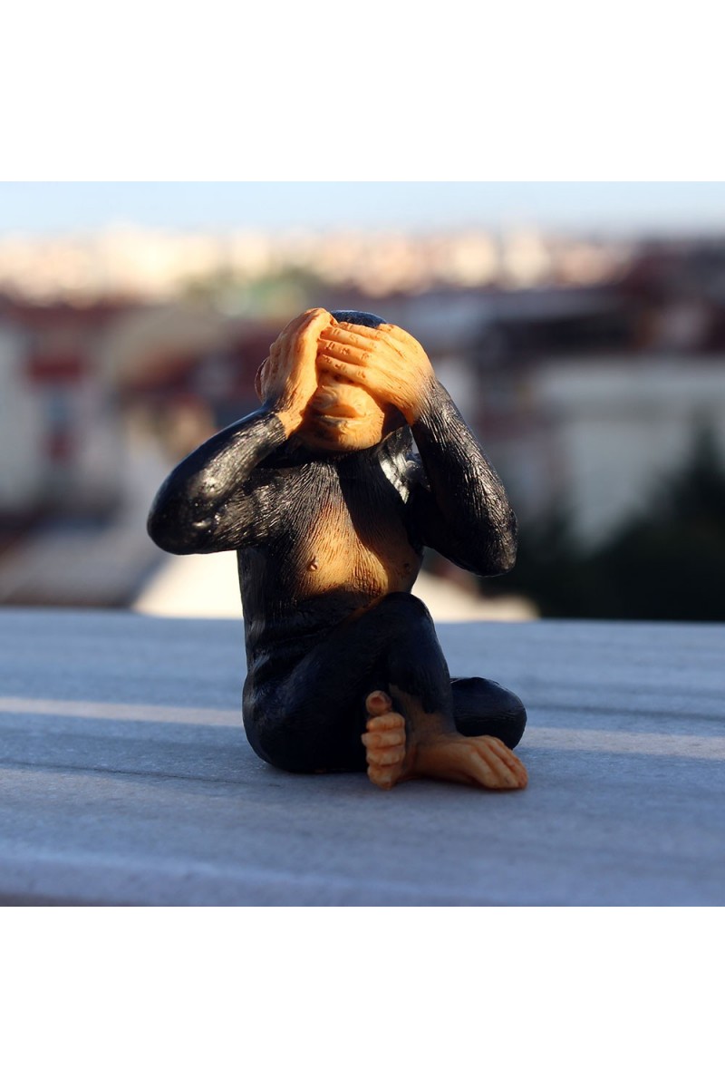 Dekoratif 3'lü Maymun Biblo - Görmedim - Duymadım - Bilmiyorum Dekoratif 3lü Maymun Biblo - Görmedim - Duymadım - Bilmiyorum