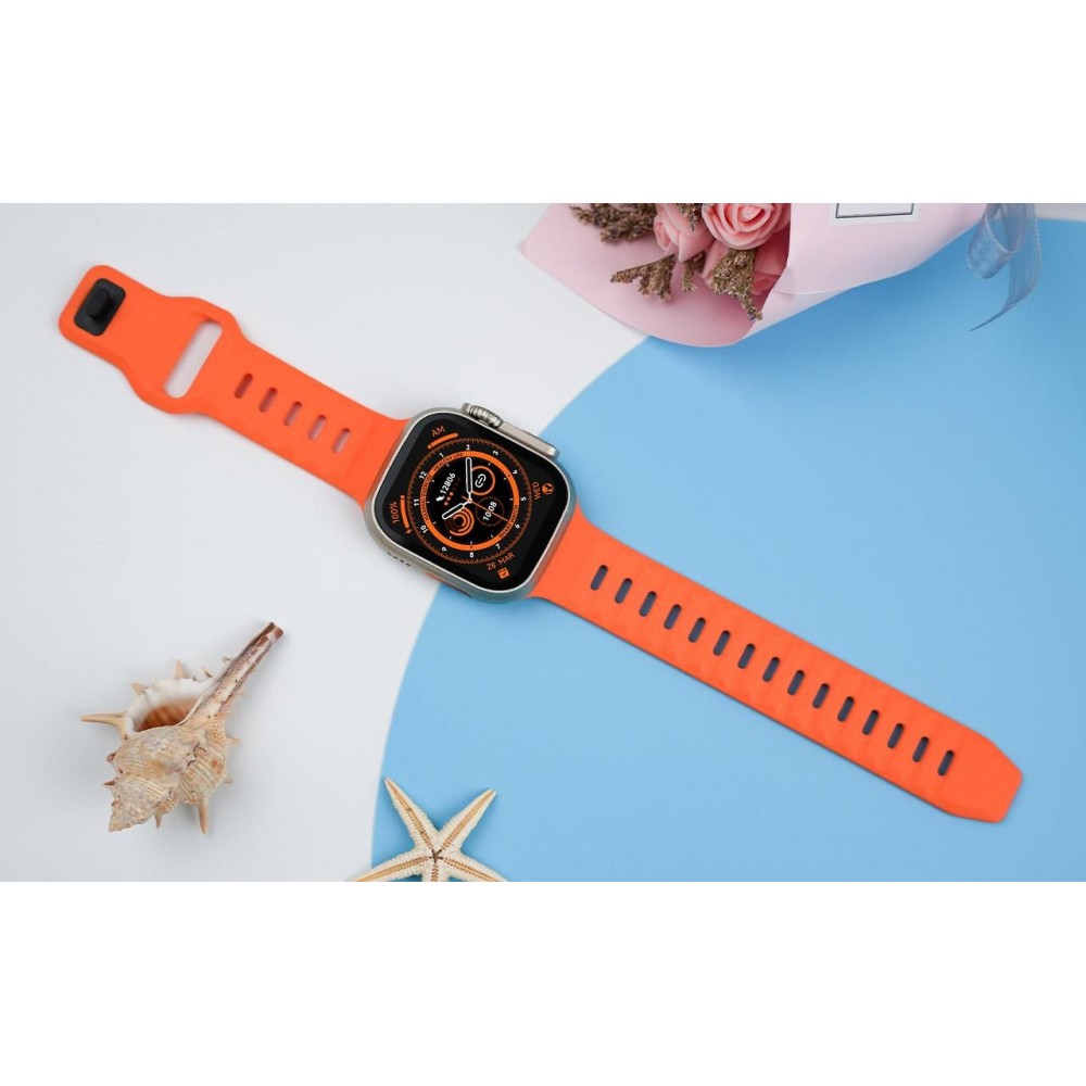 Watch 8 Yeni Nesil Dt8 Ultra Akıllı Saat Nfc Kablosuz Şarj Turuncu