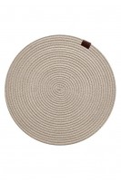 Dekoratif 6lı Amerikan Servis Kordon Dikişli Supla Gri