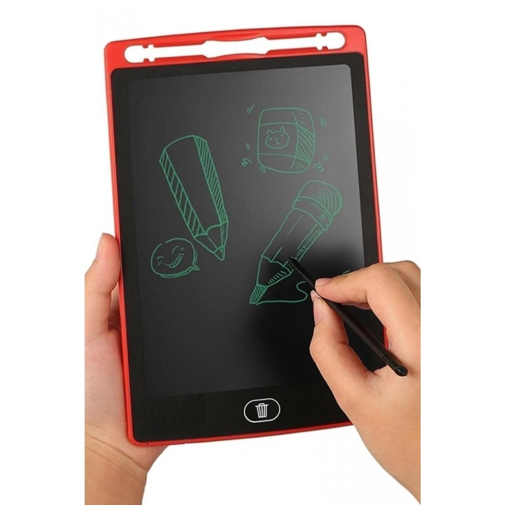 Dijital Kalemli Çizim Yazı Tableti 8.5' Inc Kırmızı