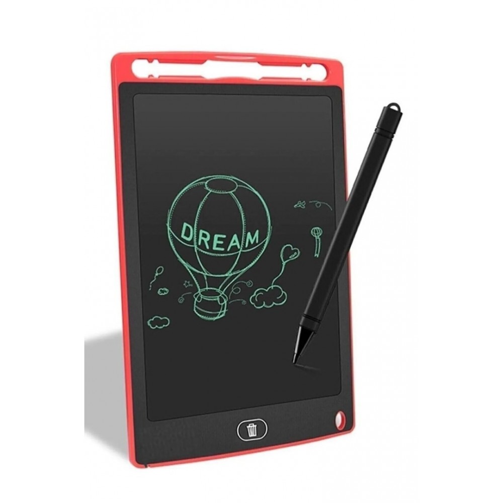 Dijital Kalemli Çizim Yazı Tableti 8.5' Inc Kırmızı