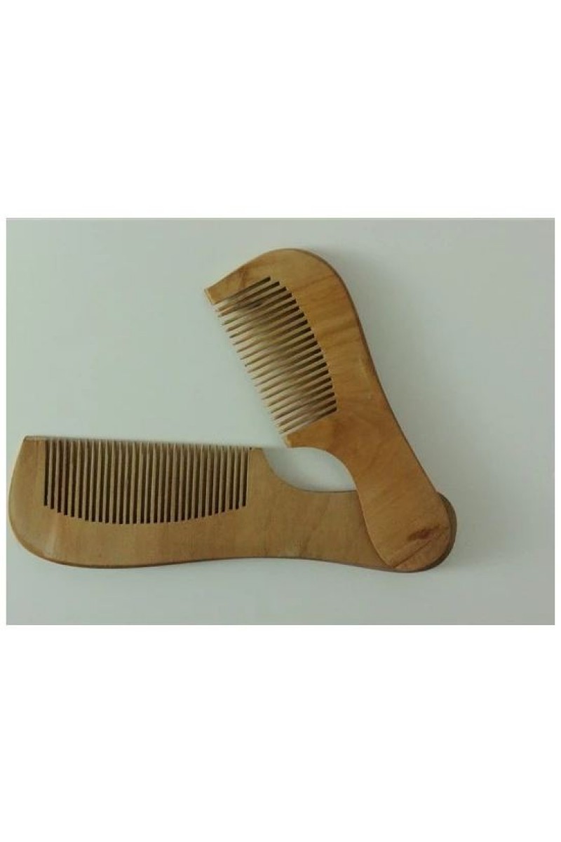 Doğal Ahşap Saplı Tarak