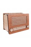 Dekoratif Ahşap Radyo Görünümlü Nostaljik Kumbara