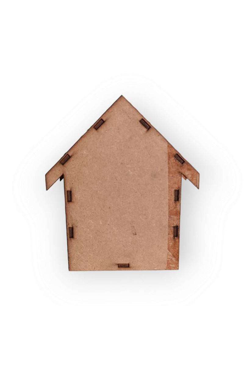 Ahşap Ev Motifli Kumbara Siyah Ahşap Ev Motifli Kumbara Siyah