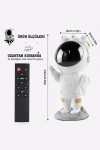 Kumandalı Astronot Uzay Yıldızlı Gökyüzü Projeksiyon Gece Lambası