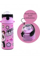 Panda Desenli Pipetli Çelik Matara MT-2635 550 ML