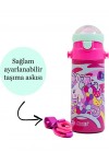 Unicorn Desenli Pipetli Çelik Matara MT-2635 550 ML