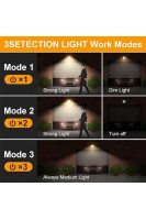 Hareket Sensörlü Güneş Enerjili Solar Led Işık Dış Mekan Bahçe Lambası Hareket Sensörlü Güneş Enerjili Solar Led Işık Dış Mekan Bahçe Lambası