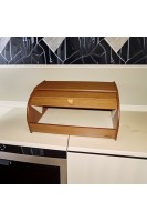 Tonka Ceviz Ahşap Dekoratif Ekmek Kutusu Kahverengi Tonka Ceviz Ahşap Dekoratif Ekmek Kutusu Kahverengi