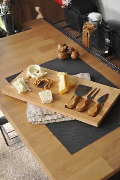 Bambu Peynir Sunum Tabağı 4 Parça