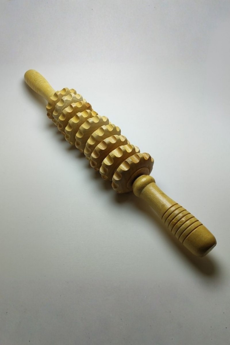 Ahşap Saplı Masaj Rulosu Sırt, Kol, Bacak, Boyun ve Ayaklar için Fasya Rulosu Ahşap Saplı Masaj Rulosu Sırt, Kol, Bacak, Boyun ve Ayaklar için Fasya Rulosu