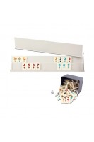 Büyük Boy Okey Takımı Parti ve Hobi Oyun Seti 44 cm Beyaz