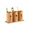 Bambu Tezgah Üstü Kaşıklık 3'lü Organizer Set