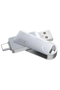 XO-DK03 128 GB Metal Gövdeli USB 3.0 + Type-C Flash Bellek — görsel 2 · MK-XO-DK03