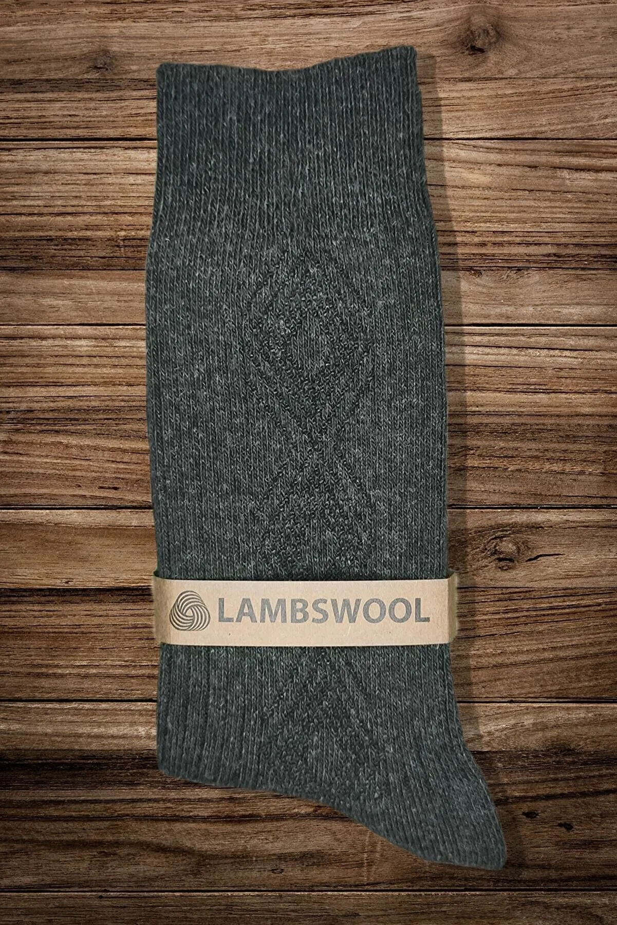 Erkek Kışlık Lambswool Koyun Yünü 3'lü Set Çorap — görsel 3 · MK-CRP100004