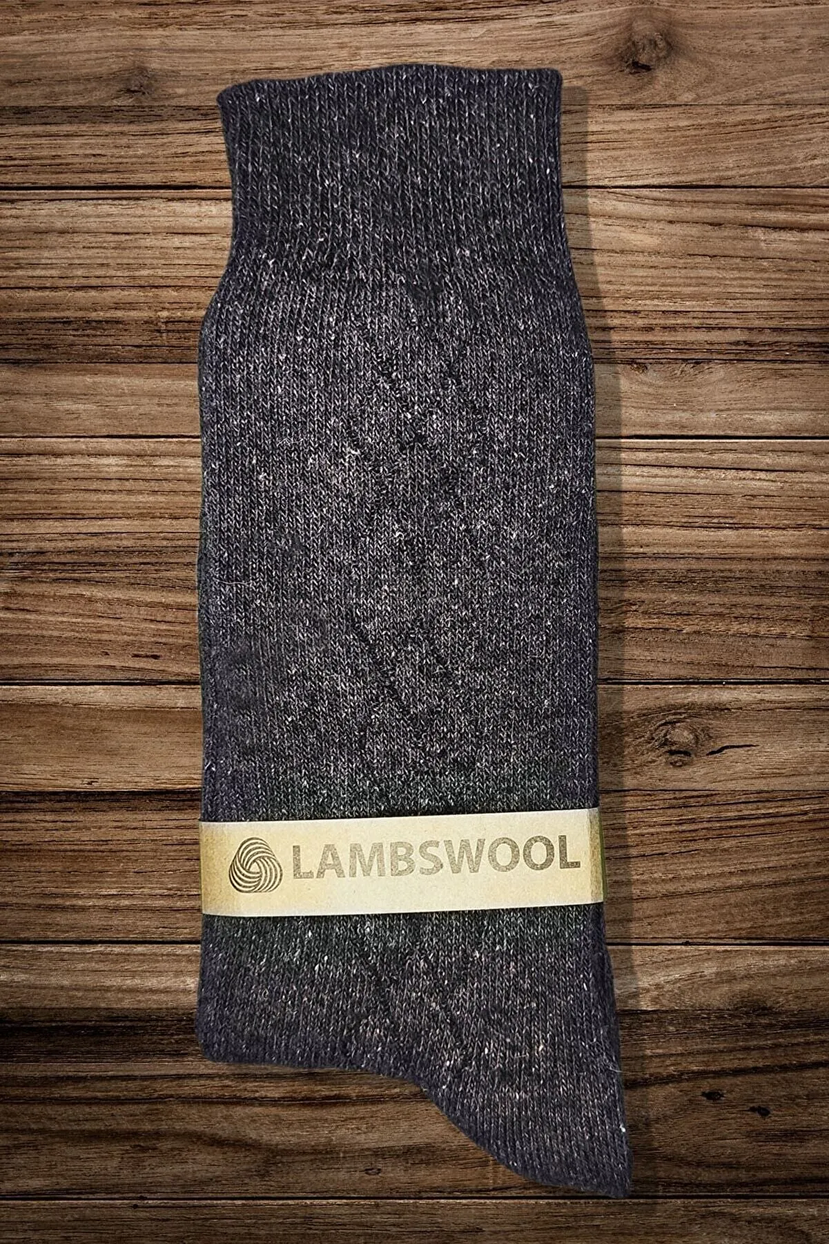 Erkek Kışlık Lambswool Koyun Yünü 3'lü Set Çorap — görsel 4 · MK-CRP100004