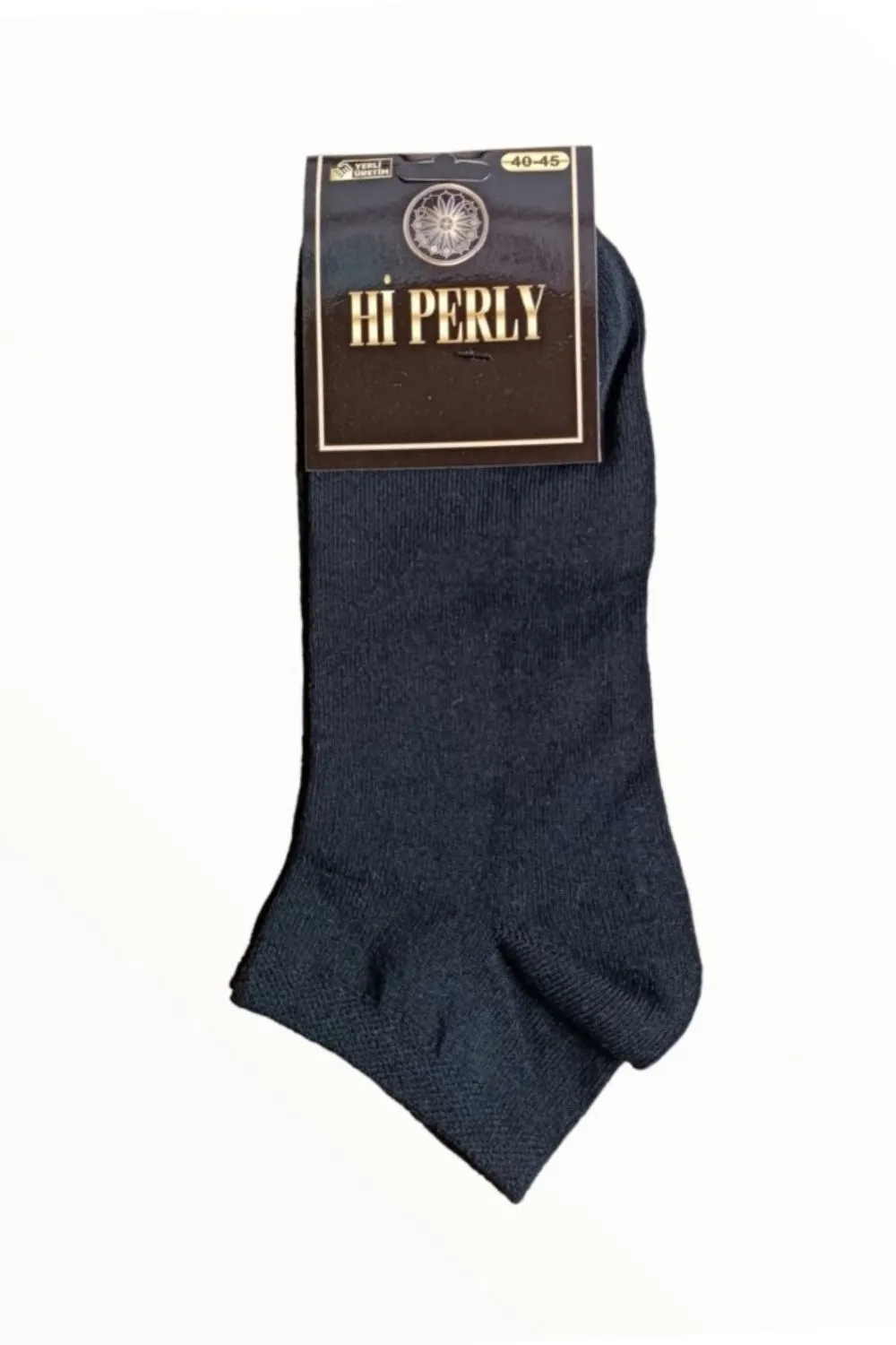 Erkek Siyah Sade Patik Çorap 3'lü Paket · MK-CRP100018